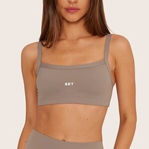 SET Active Taupe Sports Bra